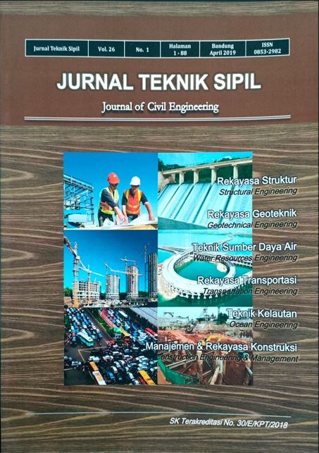 Jurnal Teknik Sipil : Jurnal Teoritis dan Terapan Bidang Rekayasa Sipil Vol.26 No.1