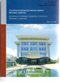 Statistik Ekonomi Keuangan daerah provinsi Lampung, Vol. 17 No. 10 Oktober 2017