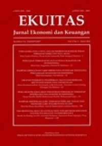 EKUITAS, Jurnal Ekonomi dan Keuangan, Vol. 1 No. 1 - Maret 2017