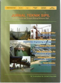 Jurnal, Teknik Sipil Teoritis dan Terapan Bidang Rekayasa Sipil, Vol.18 No.1 , April 2011