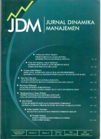 Jurnal Dinamika Manajemen , Vol.3 No.2 , September 2012