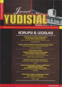 Jurnal YUDISIAL - Volume III no.1, April 2010