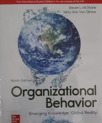 Organizational behavior : emerging knowledge, global reality (ninth edition)