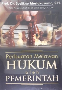 Perbuatan melawan Hukum oleh Pemerintah