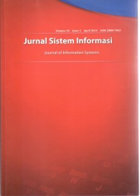 Jurnal Sistem Informasi , Vol.10 Issue.1 , April 2014