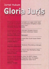 Jurnal Hukum Gloria Juris - Volume 9 No.3, September - Desember 2009