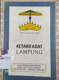 Ketaro Adat Lampung