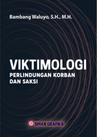 Image of Viktimologi perlindungan korban dan saksi