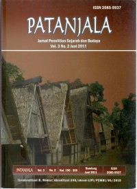 Patanjala, Jurnal Penelitian Sejarah dan Budaya, Vol.3 No.2, Juni 2011