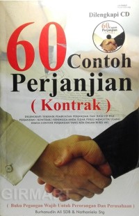 60 Contoh Perjanjian (Kontrak)