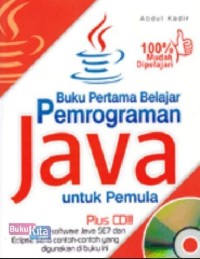 Buku pertama pemrograman java untuk pemula