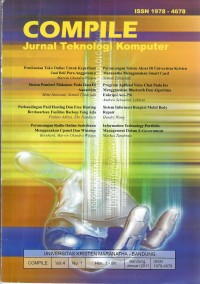 Compile, Jurnal Teknologi Komputer, Vol. 4 No.1, Januari 2011