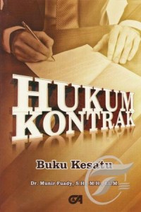 Hukum Kontrak : Buku Kesatu