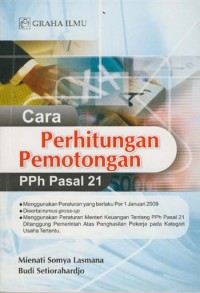 Cara Perhitungan Pemotongan PPh Pasal 21