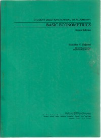 Student Solutions Manual To Accompany Basic Econometrics Second edition