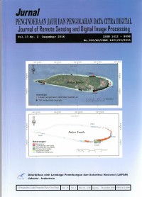 Jurnal Penginderaan Jauh dan Pengolahan Data Citra Digital (Journal of Remote Sensing and Digital Image Processing), Vol. 13 No. 2, Desember 2016