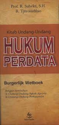 Kitab Undang - Undang Hukum Perdata