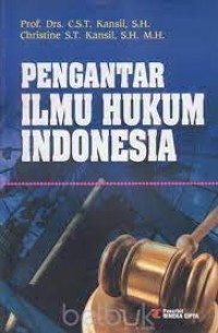 Pengantar Ilmu Hukum Indonesia