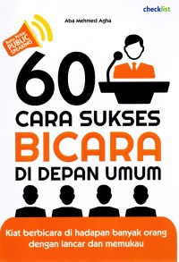 60 cara sukses bicara di depan umum