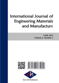 International Journal of Engineering Materials and Manufacture, Vol. 2 No. 2, June 2017