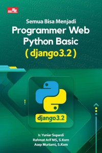 Semua bisa menjadi programmer web python basic (django3.2)