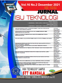 Jurnal isu teknologi Vol. 16. No. 2