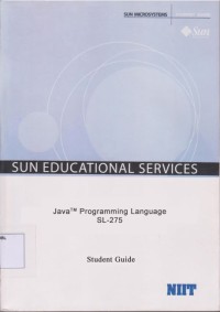 Java Programing Language SL-275 - Student Guide