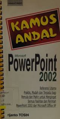 Image of Kamus Andal Microsoft Power Point 2002