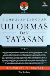 Kumpulan Lengkap UU Ormas Dan Yayasan