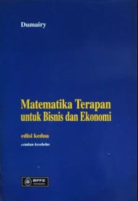 Matematika Terapan Untuk Bisnis Dan Ekonomi : Edisi 2 Cetakan 11