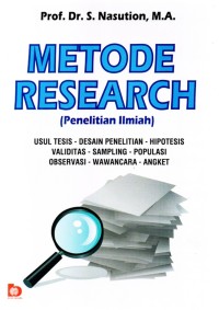Image of Metode Research (Penelitian Ilmiah)