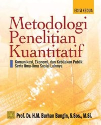 Metodologi penelitian kuantitatif