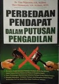 Perbedaan Pendapat Dalam Putusan Pengadilan