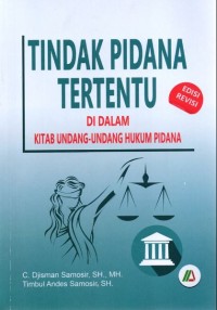 Tindak Pidana Tertentu- Edisi Revisi