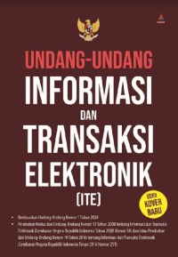 Image of Undang-undang Informasi dan Transaksi Elektronik (ITE)