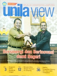 Unila View : Majalah Universitas Lampung Edisi 1 Th. 2020