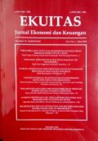 (FEB) EKUITAS, Jurnal Ekonomi dan Keuangan, Vol. 15 No. 2 - Juni 2011