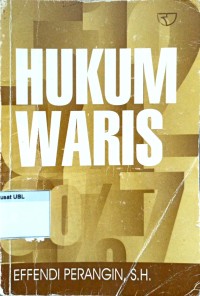 Hukum Waris Ed. 1 Cet. 2 - Ed. 6 Cet.9