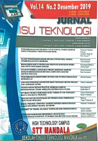 Jurnal Isu Teknologi Vol. 14 No. 2 Desember 2019