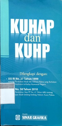 KUHAP dan KUHP