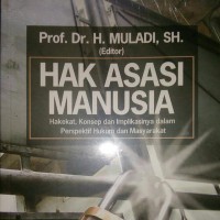 Hak Asasi Manusia : Hakekat, Konsep dan Implikasinya dalam Persepektif Hukum dan Masyarakat