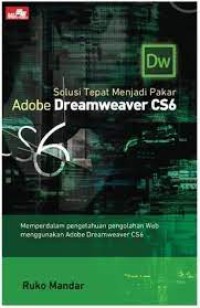 Solusi tepat menjadi pakar adobe dreamweaver cs6