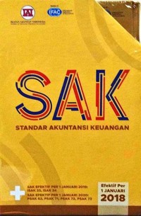 SAK (Standar Akuntansi Keuangan) : Efektif Per 1 Januari 2018 - Bagian B